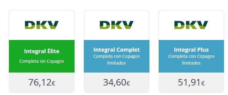 Precios seguros médicos DKV